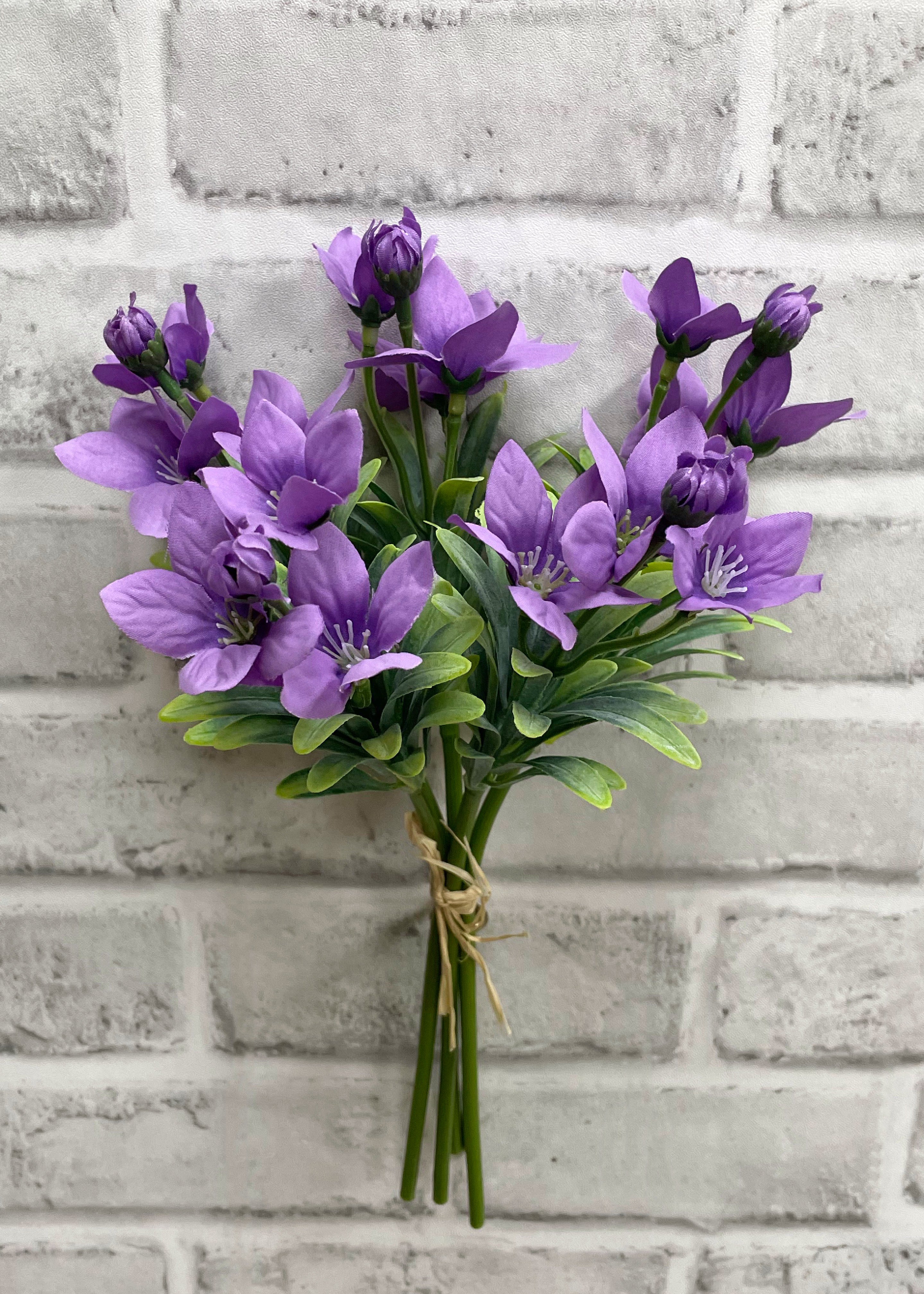 ITEM 00991 LV - 11.5" LAVENDER BALLOON FLOWER BUNDLE X 5