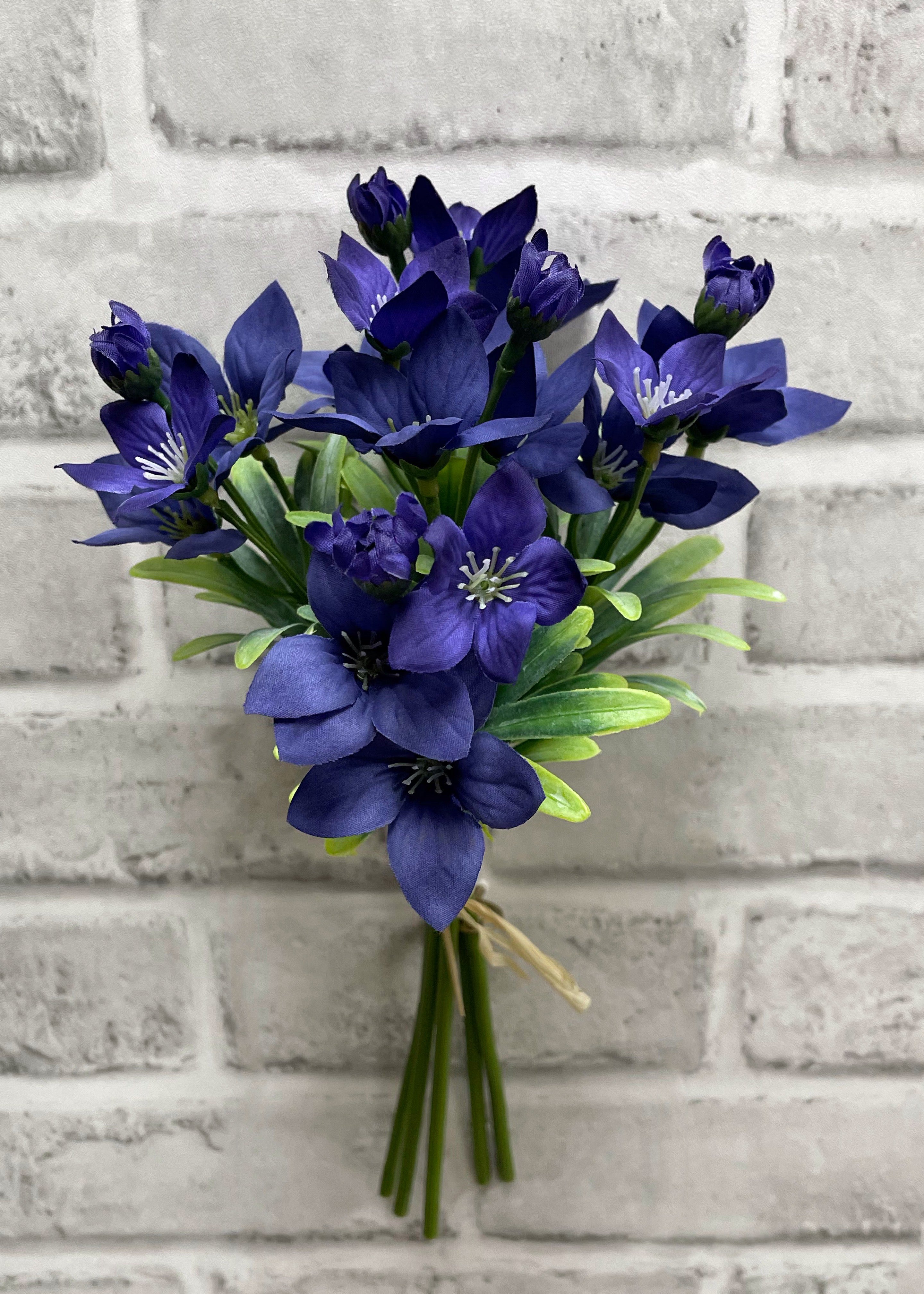 ITEM 00991 PUR - 11.5" PURPLE BALLOON FLOWER BUNDLE X 5