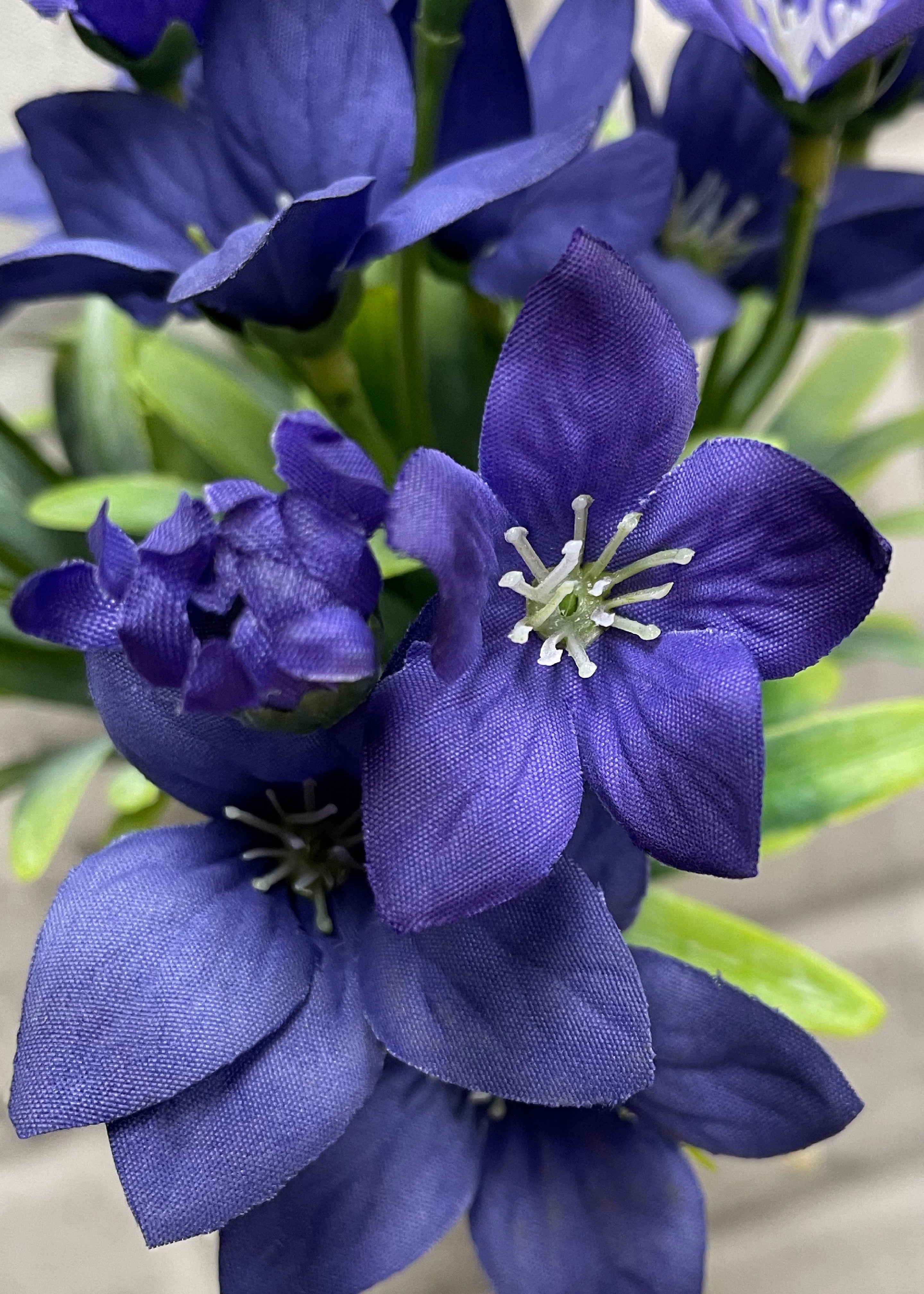 ITEM 00991 PUR - 11.5" PURPLE BALLOON FLOWER BUNDLE X 5