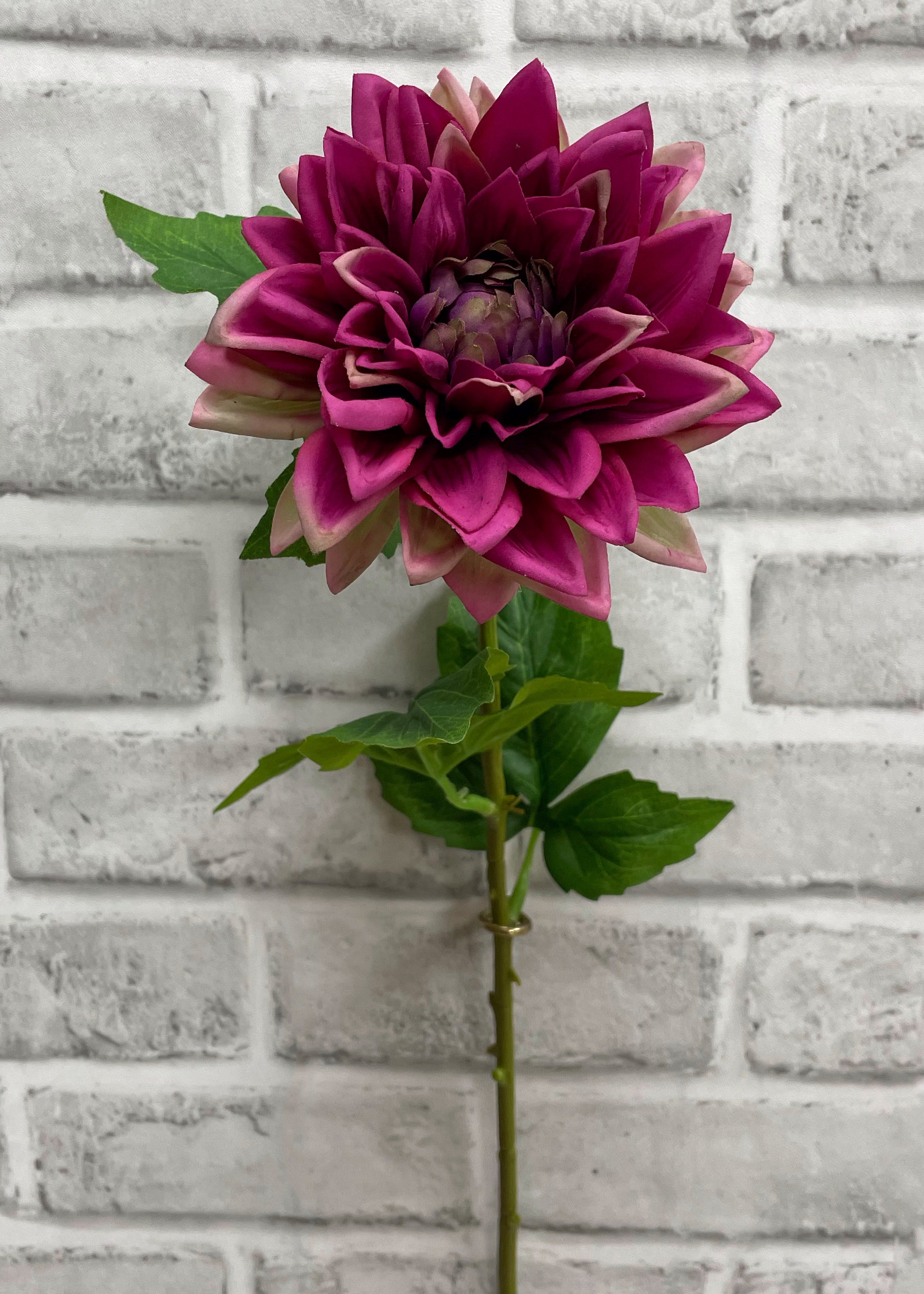 ITEM 00998 MV - 21" MAUVE FRESH TOUCH DAHLIA SPRAY
