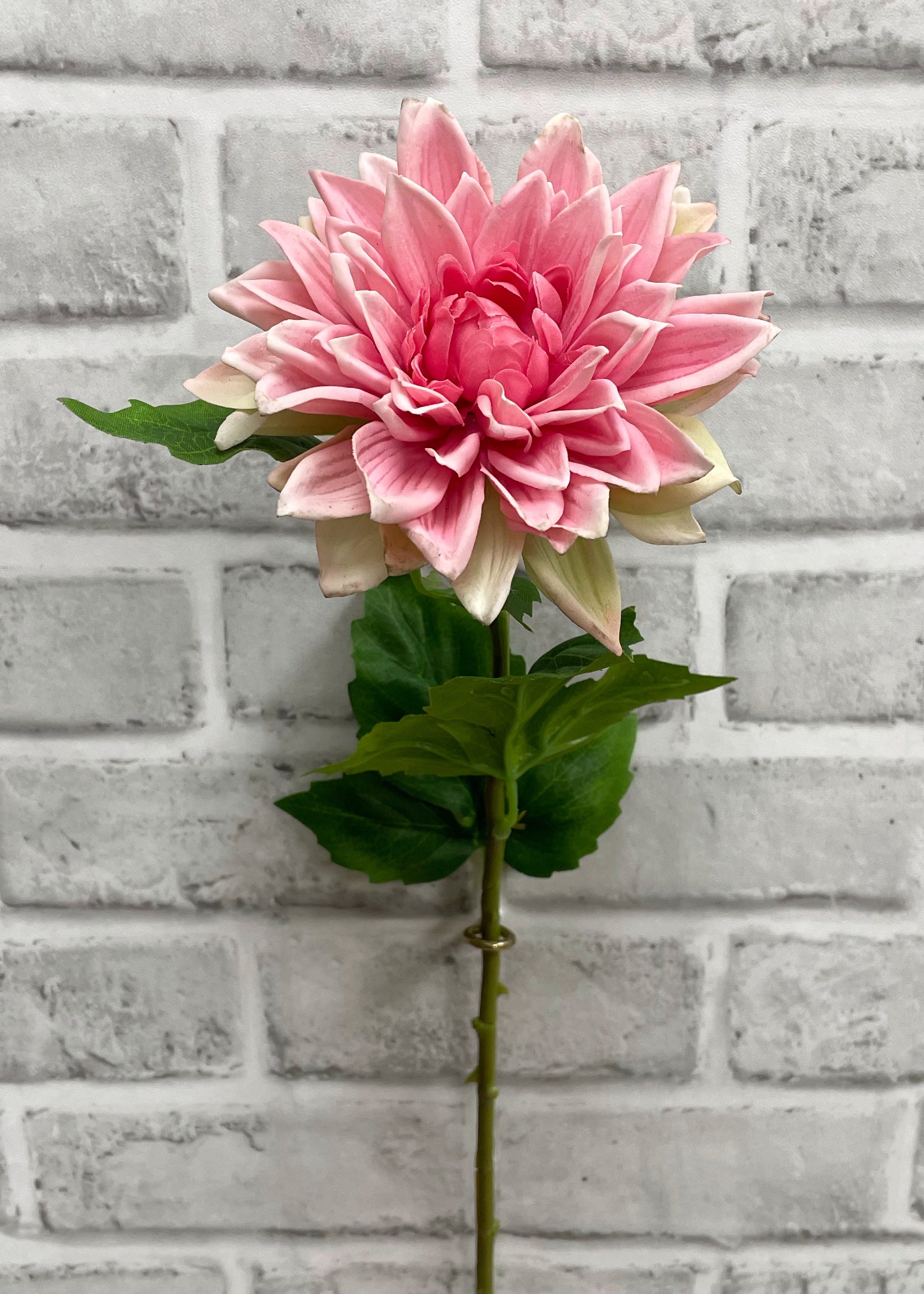 ITEM 00998 PK - 21" PINK FRESH TOUCH DAHLIA SPRAY