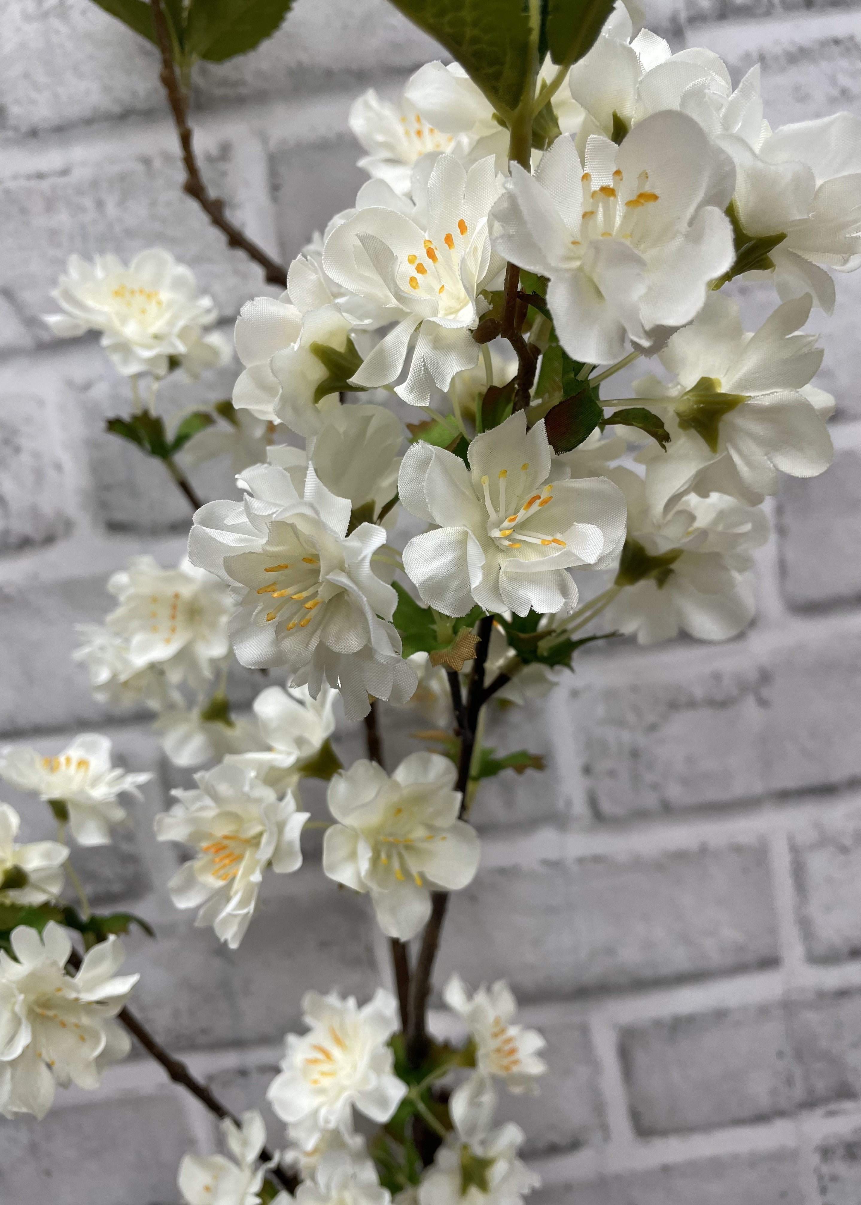 ITEM 01005 W - 36" WHITE CHERRY BLOSSOM STEM