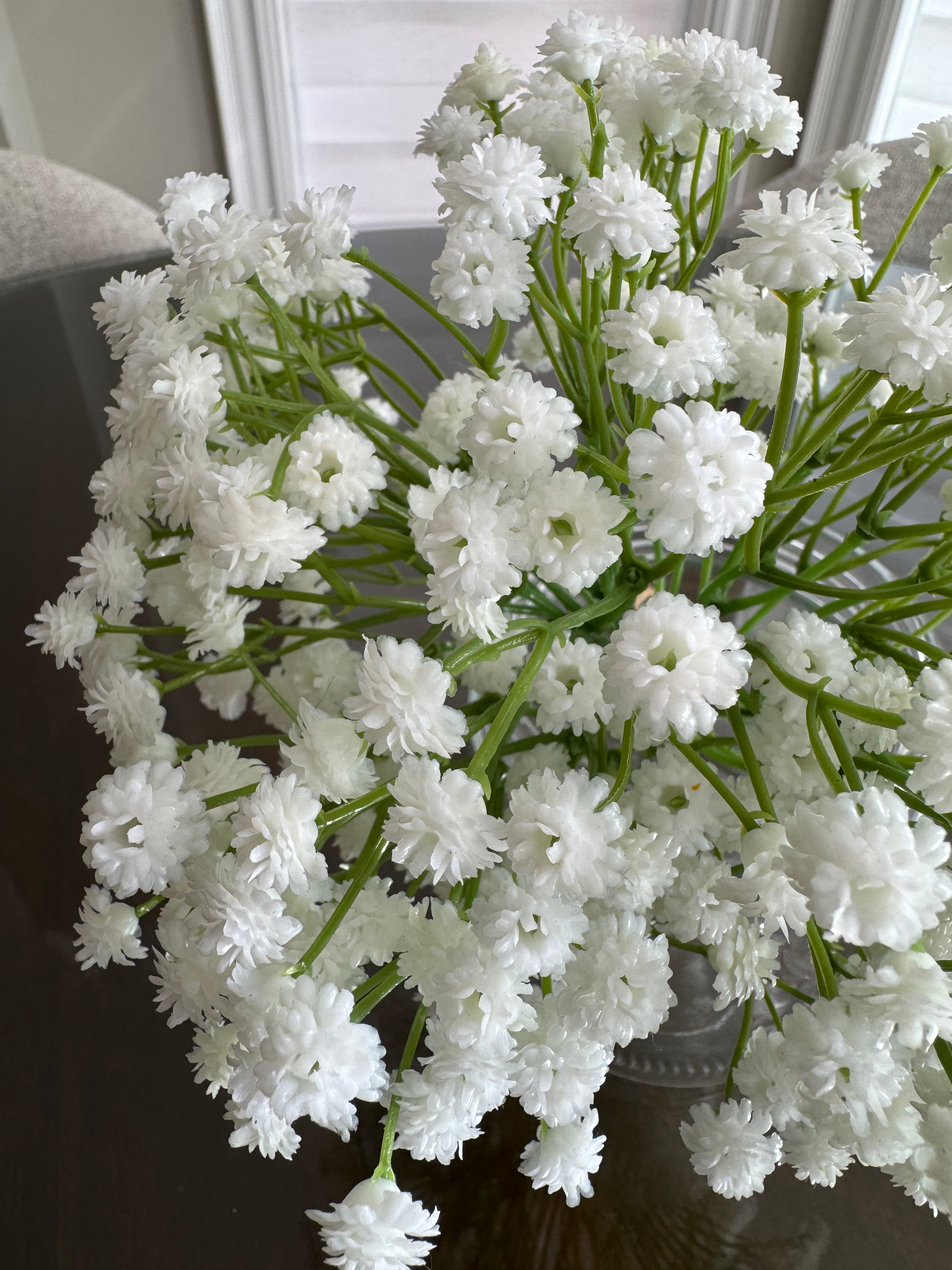 ITEM 10197 W - 9.5" FRESH TOUCH WHITE GYPSOPHILA BUNDLE - 9 STEMS PER BUNDLE