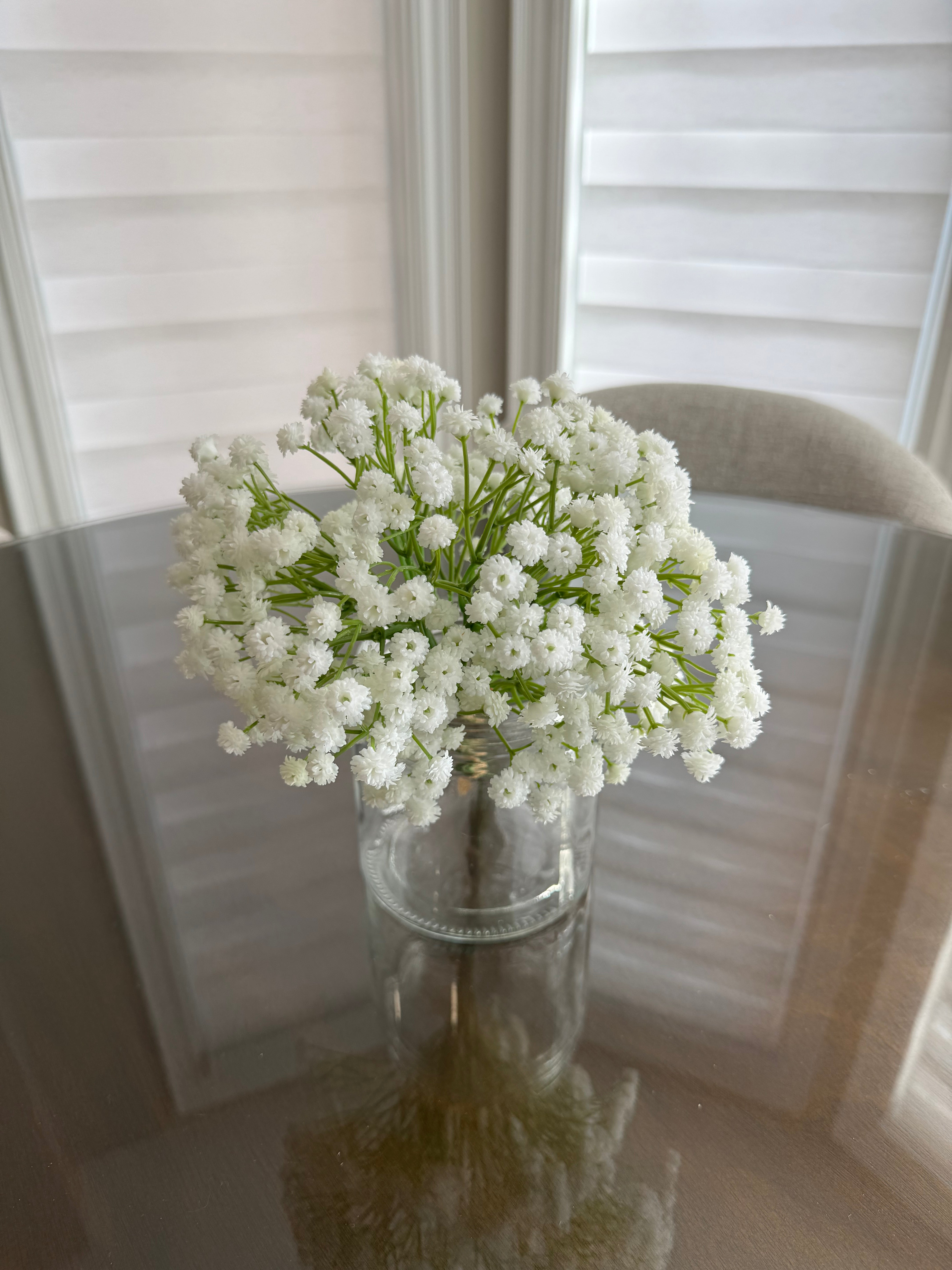ITEM 10197 W - 9.5" FRESH TOUCH WHITE GYPSOPHILA BUNDLE - 9 STEMS PER BUNDLE