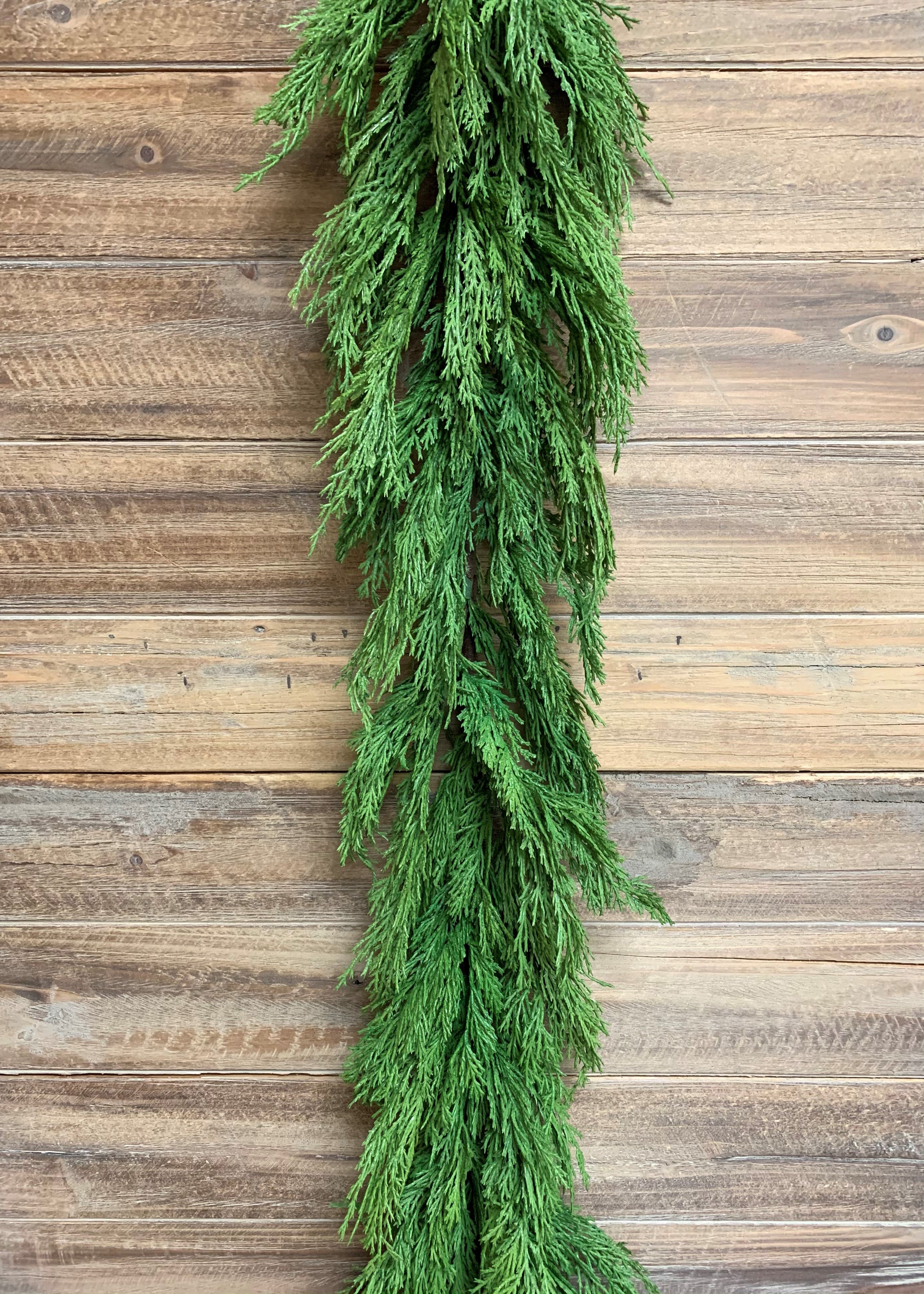 ITEM 81675 - 60” FRESH TOUCH WHISPY CEDAR GARLAND