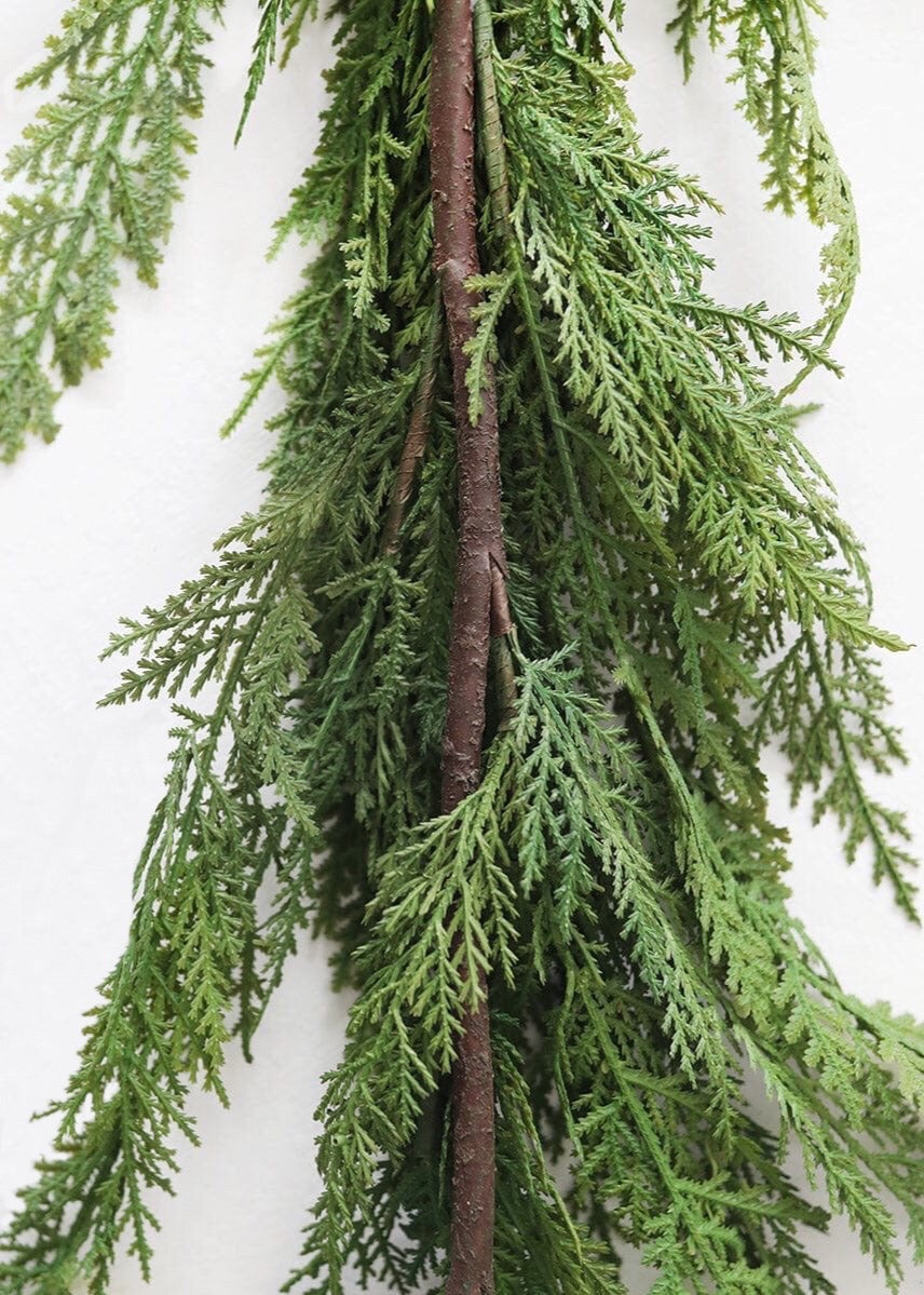 ITEM 81700 - 70" FRESH TOUCH DARK GREEN SEQUOIA CYPRESS GARLAND
