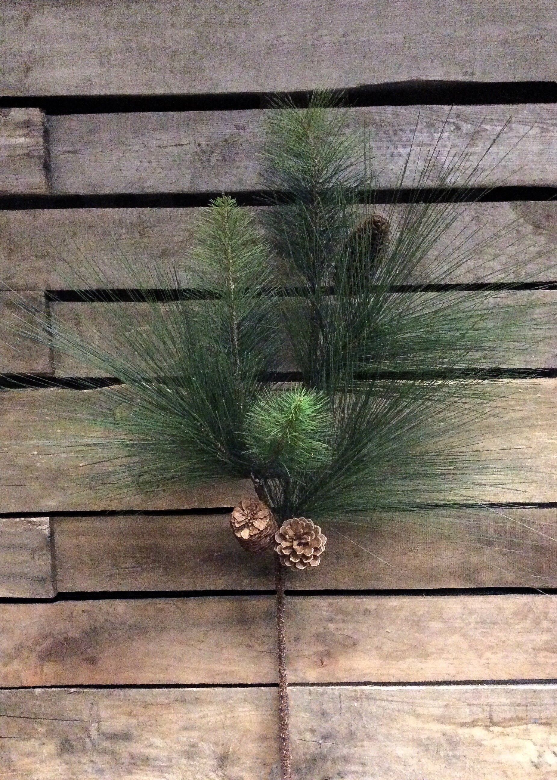 ITEM 81740 - 30" PINE SPRAY WITH PINE CONES