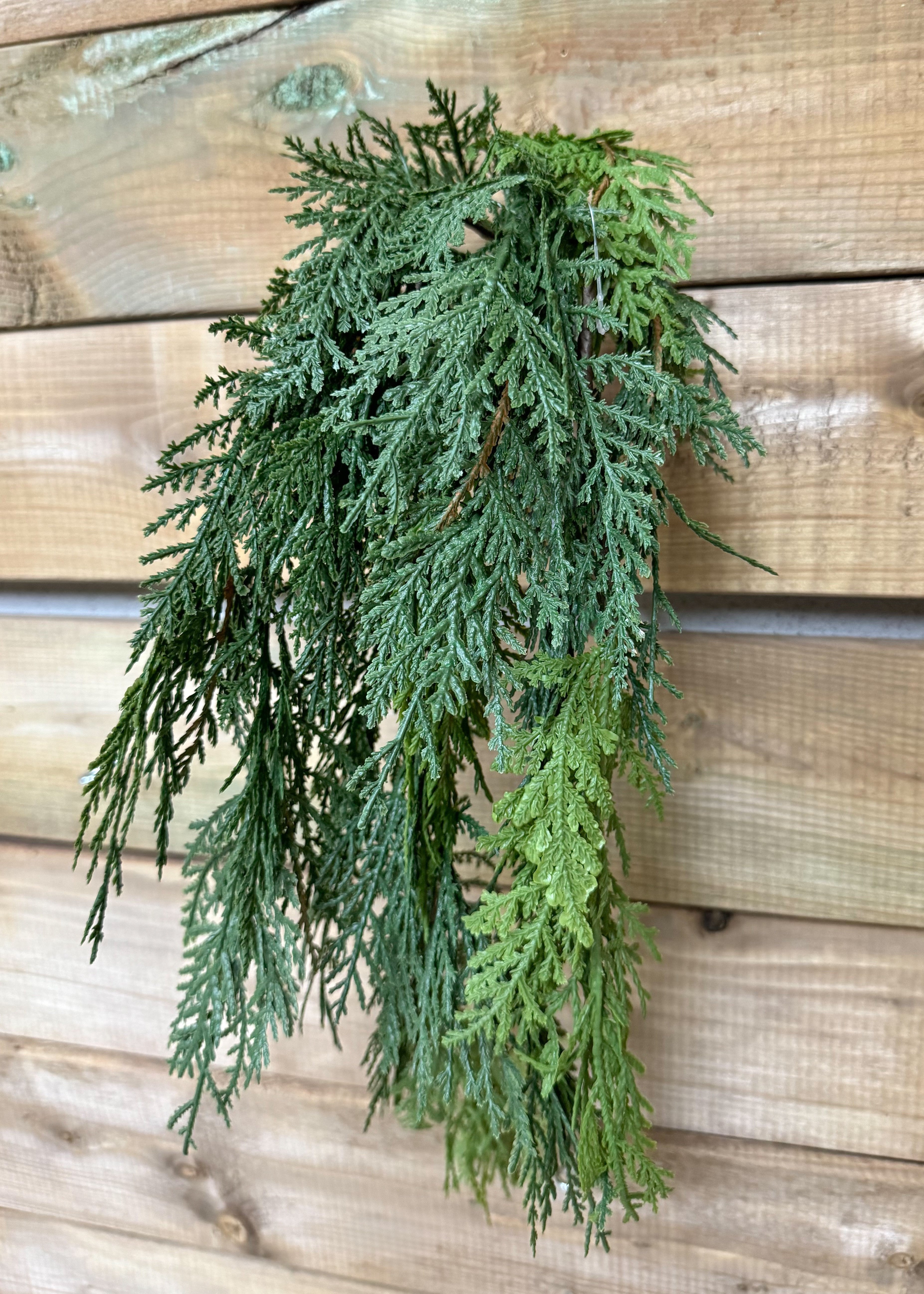 ITEM 81847 - 29" FRESH TOUCH NORTHERN WHITE CEDAR HANGING BUSH