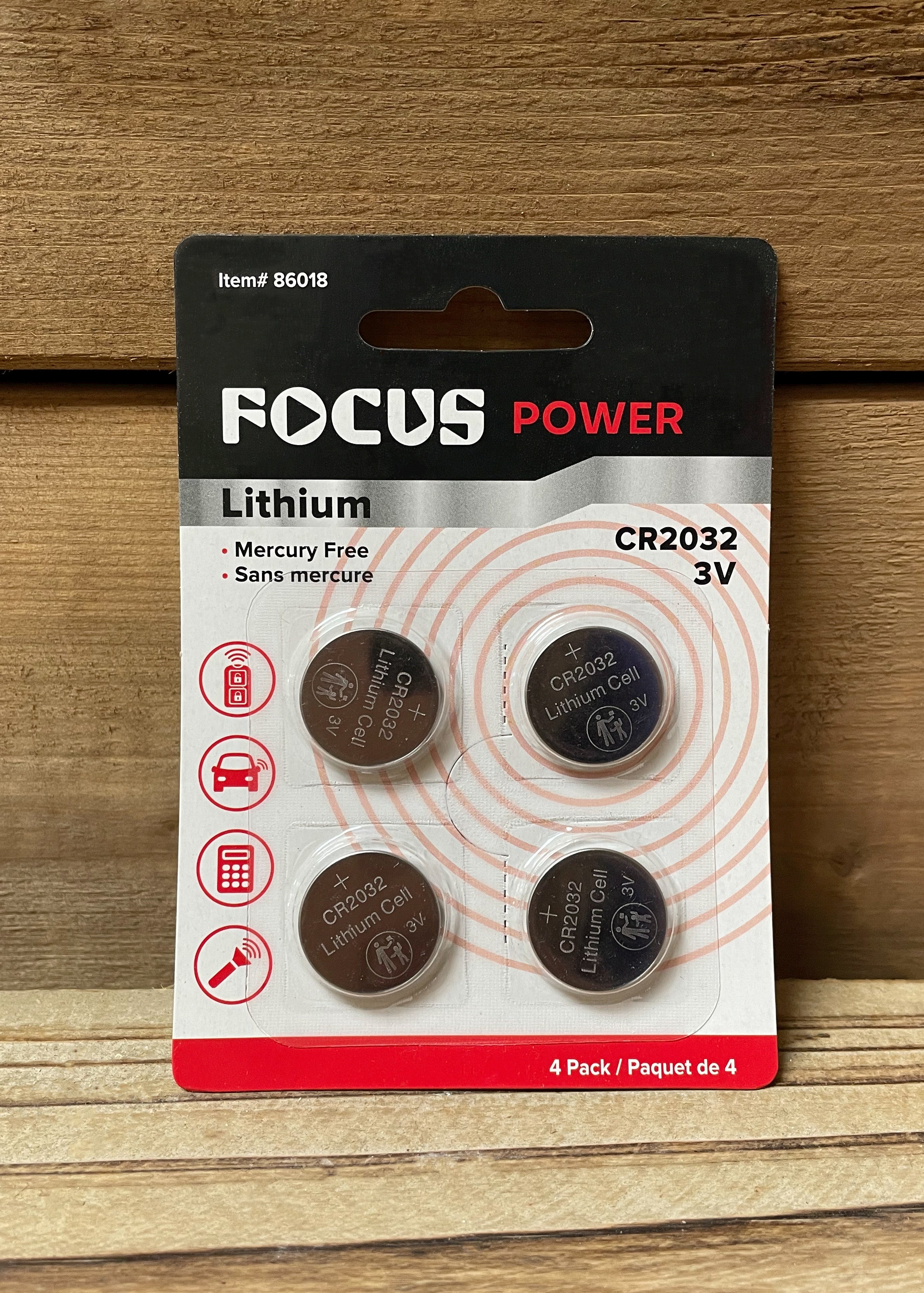 ITEM 86 -3 VOLT BATTERY (CR2032) 4 PACK