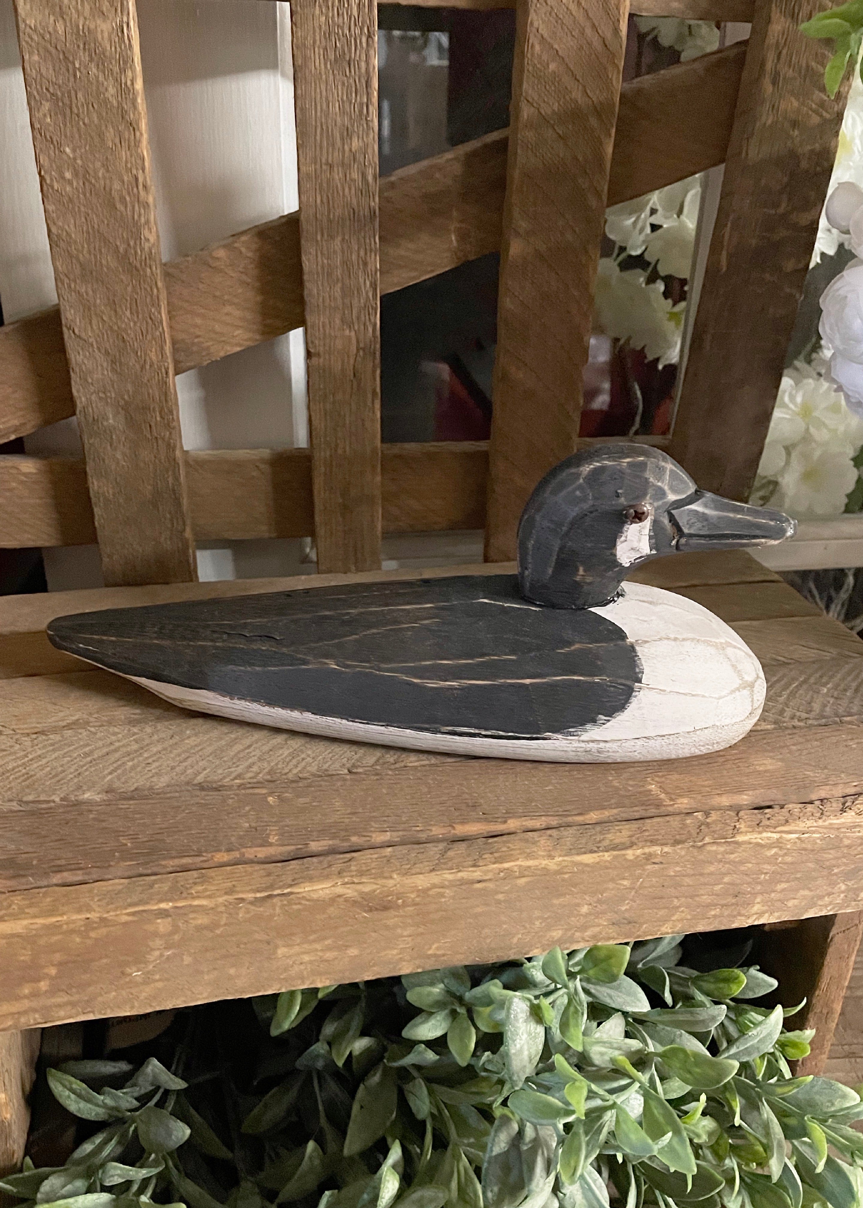 ITEM KOP 26782 - 9.5"X3.5" DUCK CARVING