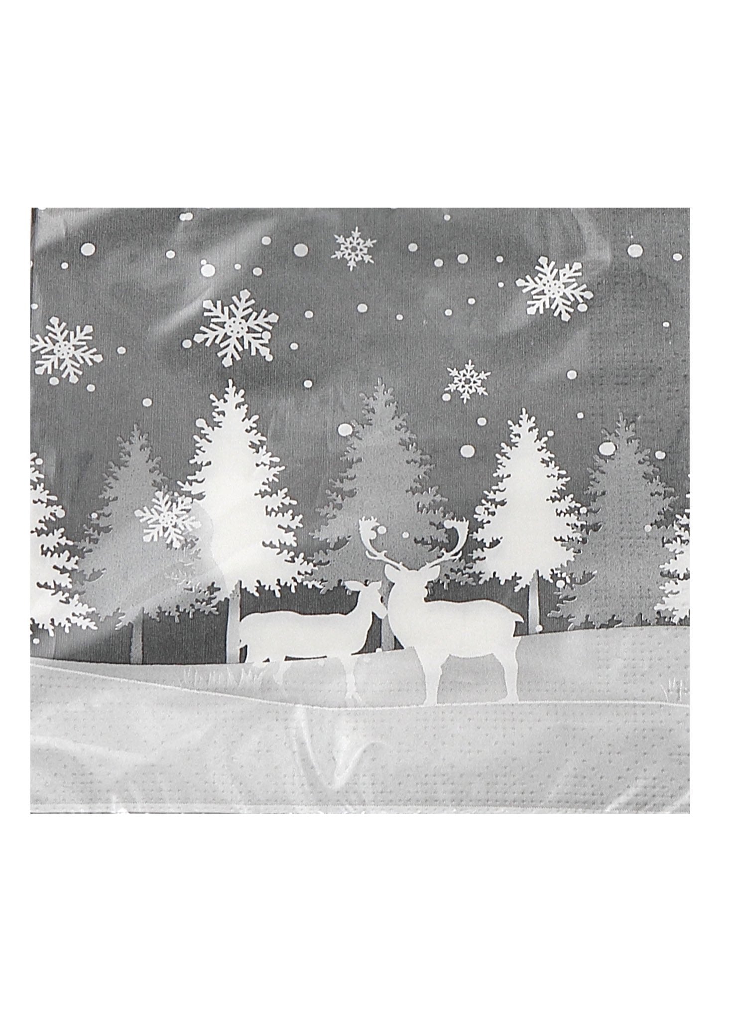 ITEM XMSS2025AG - 20 PACK REINDEER FOREST NAPKINS--3 PLY