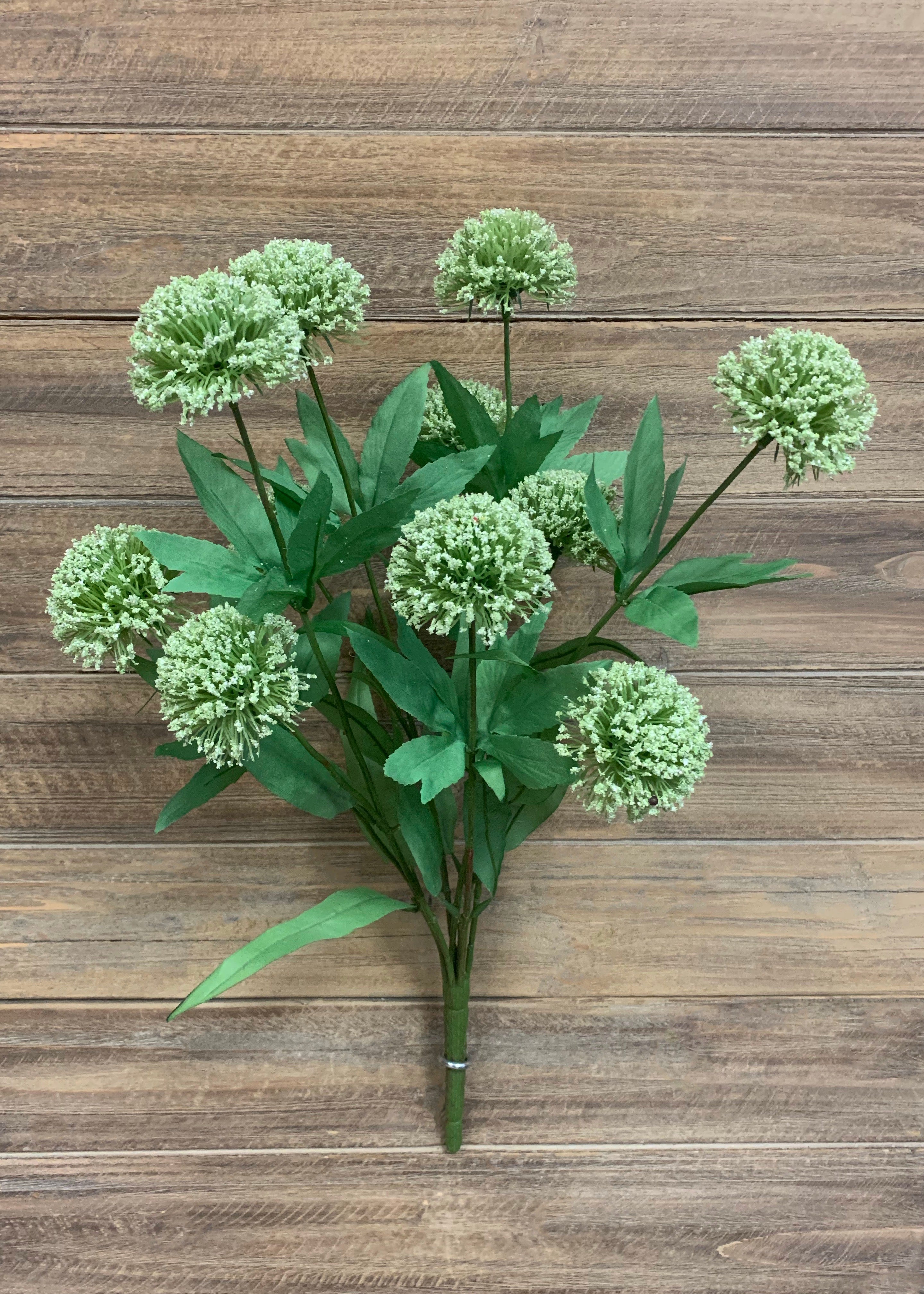 ITEM 10155 CM - 20" CREAM ALLIUM BUSH