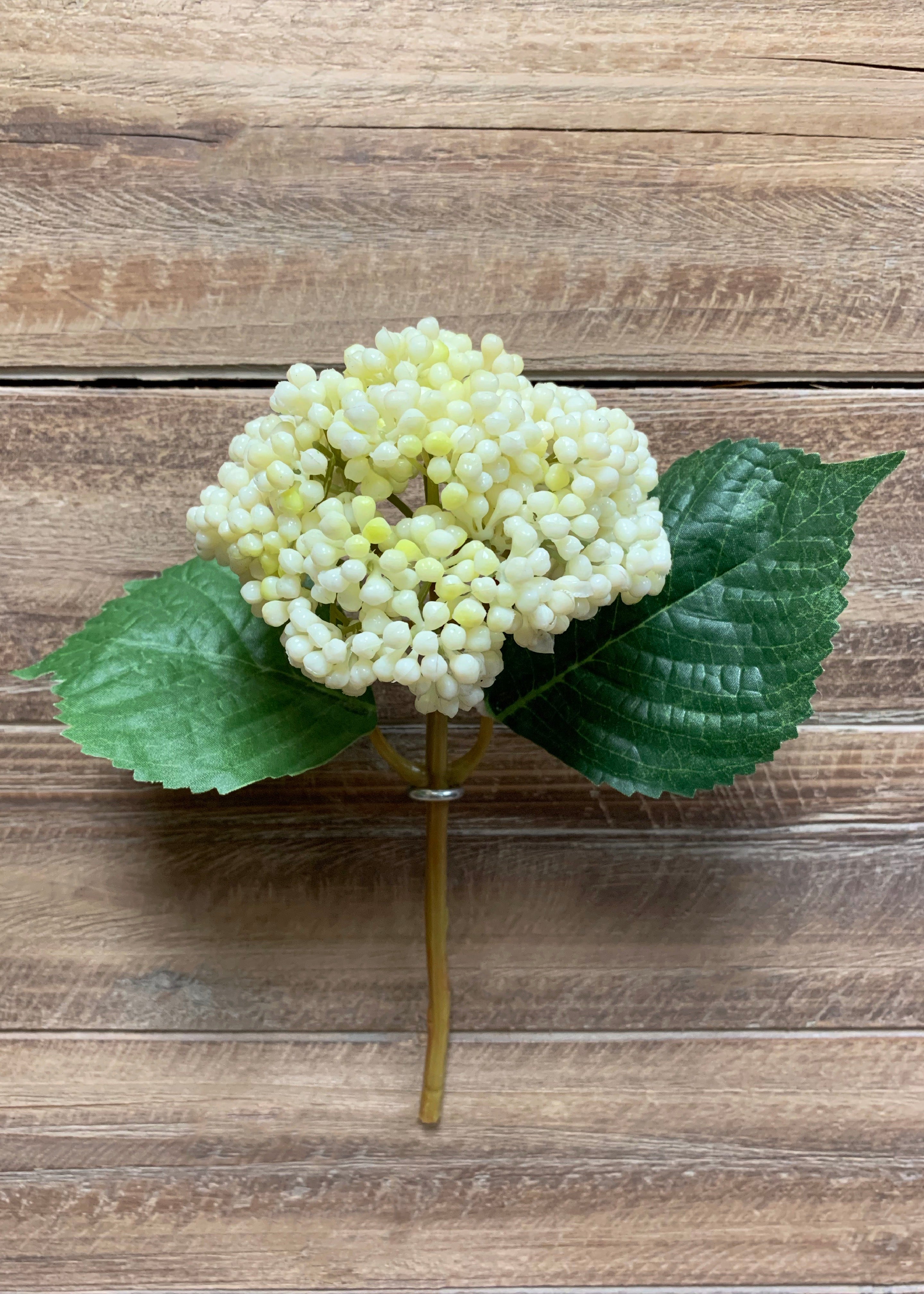 ITEM 10169 CM - 10" CREAM SEEDED HYDRANGEA STEM