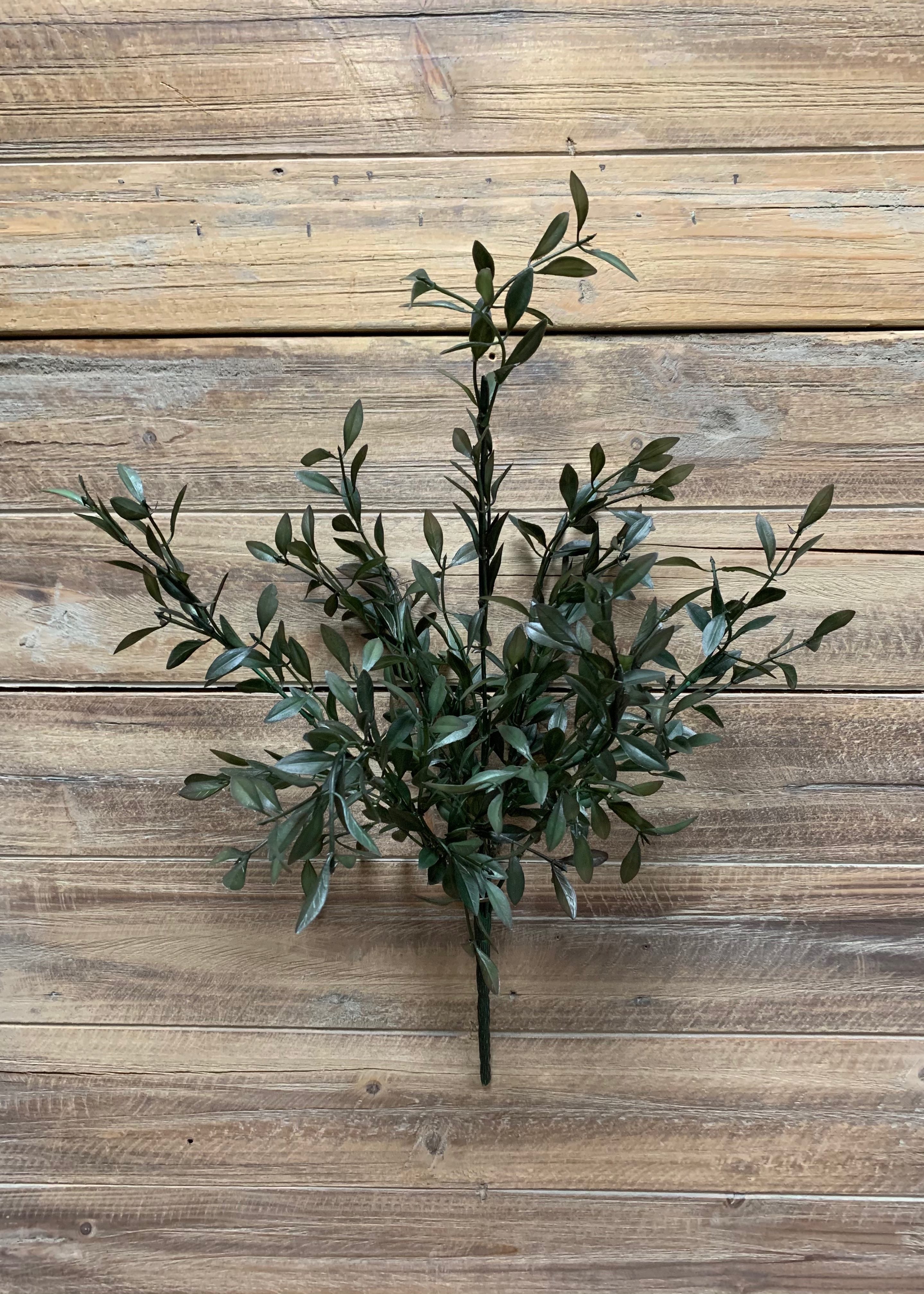 ITEM 11398 GR - 18" GREEN WILLOW LEAVES BUSH