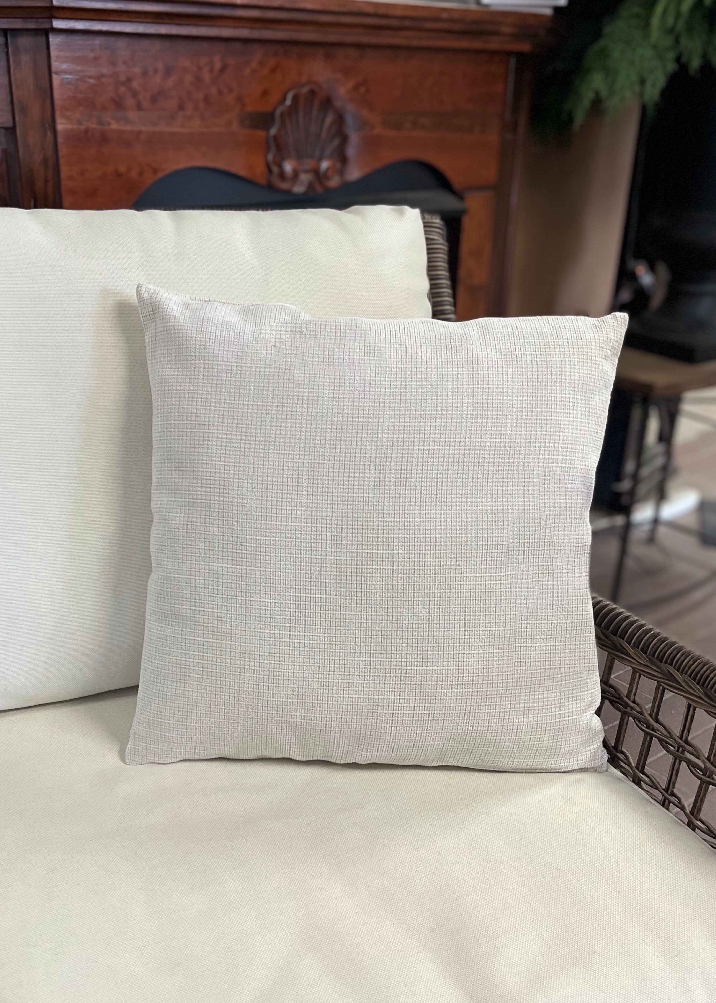 ITEM DQ1210 - 17" IVORY PILLIOW