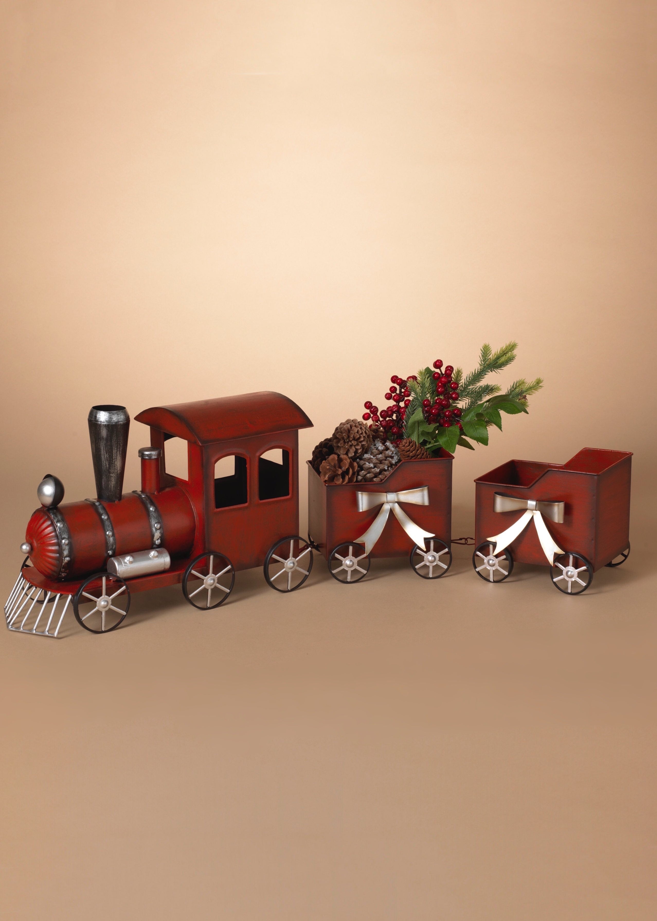 ITEM G2590400 - 35.2"L METAL HOLIDAY ANTIQUE TRAIN
