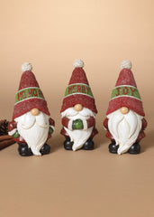 ITEM G2685540 - 6.3"H RESIN HOLIDAY GNOME