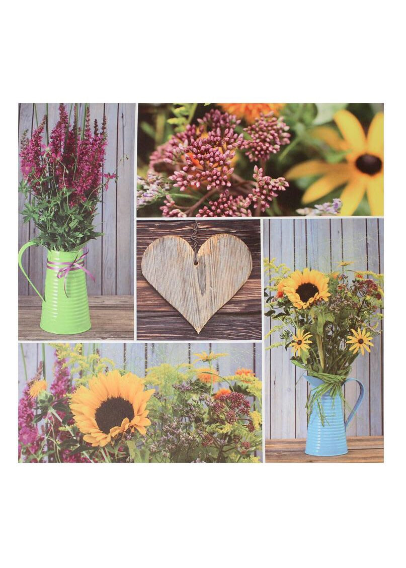 ITEM KOP 20140 - 23.5" LED FLORAL COLLAGE CANVAS