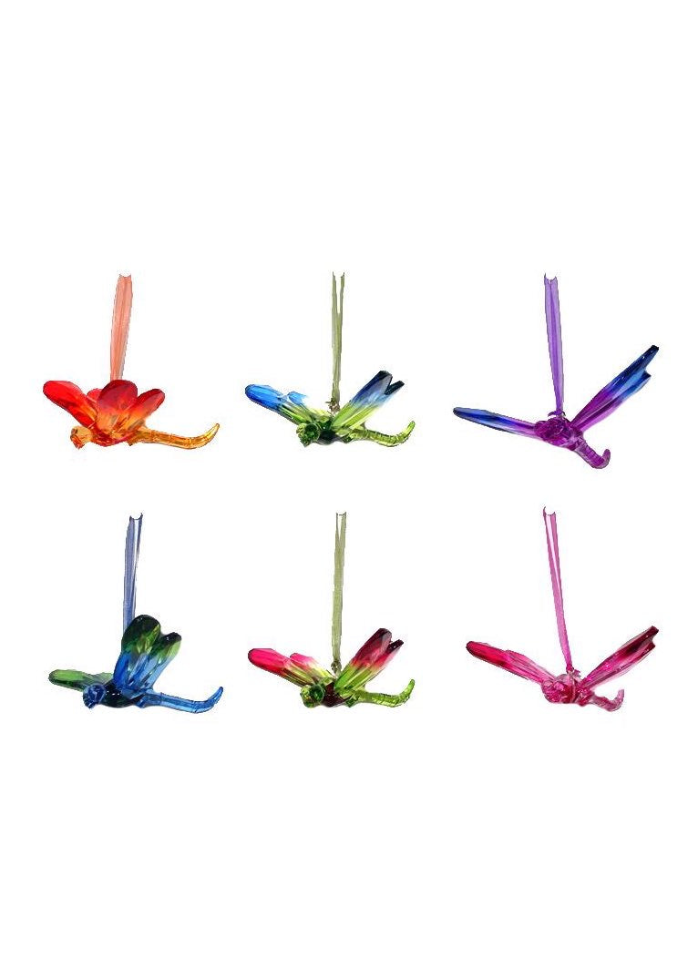 ITEM KOP 20803 - 4"X5.75" DRAGONFLY SUNCATCHERS