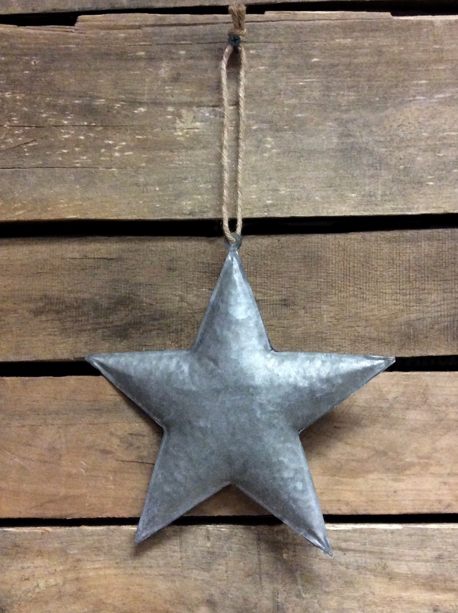 ITEM KOP 21906 - 6" GALVANIZED 3D METAL STAR