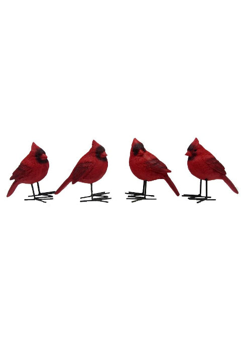 ITEM KOP 24610 - 4.25"X4.5" LOVE IS NEAR RESIN CARDINALS