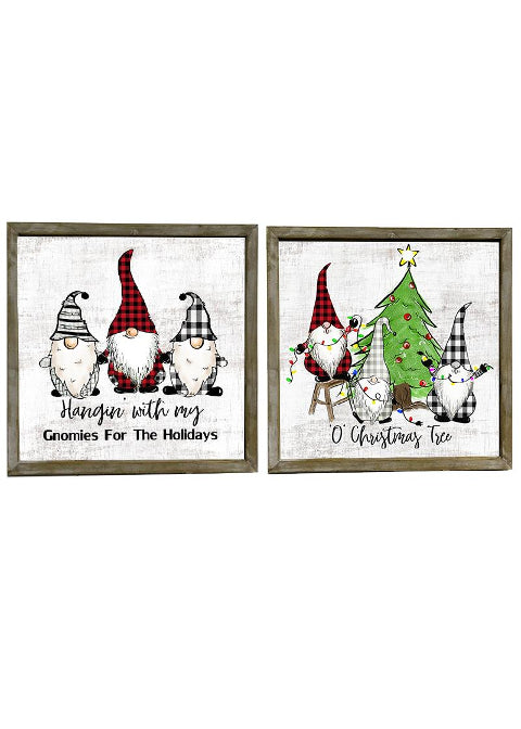 ITEM KOP 42641 - 15.5"X15.5" GNOME WALL PLAQUE