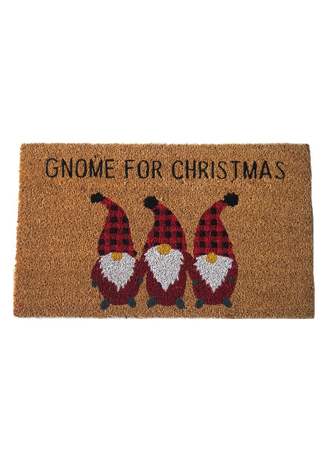 ITEM KOP 44446 - 28.5"X17" GNOME FOR CHRISTMAS DOORMAT