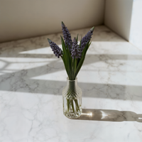 ITEM 00992 LV  - 10.5" LAVENDER MUSCARI BUNDLE X 4