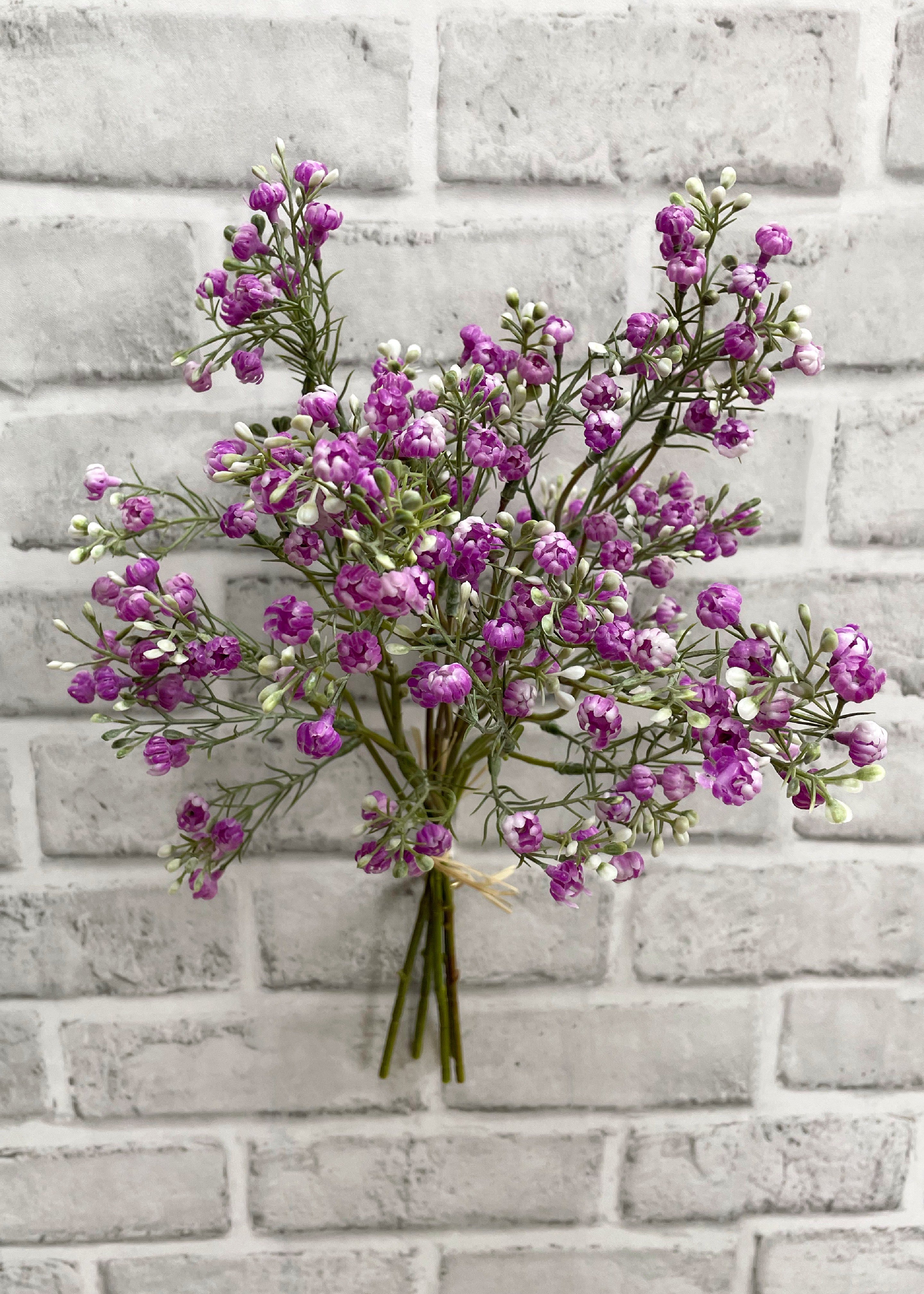 ITEM 00993 MV - 14" MAUVE BABY'S BREATH BUNDLE X 5