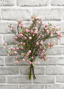 ITEM 00993 PK - 14" PINK BABY'S BREATH BUNDLE X 5