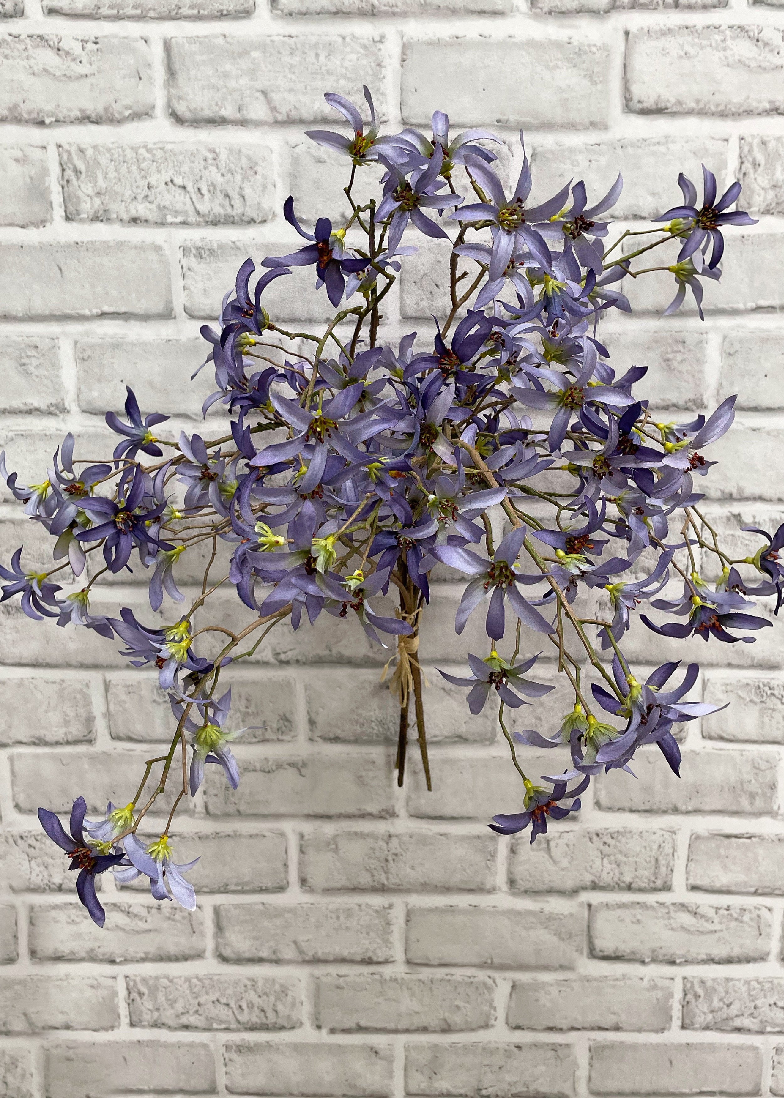 ITEM 00994 LV - 21" LAVENDER FORSYTHIA BUNDLE X 3