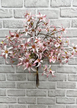 ITEM 00994 PK - 21" PINK FORSYTHIA BUNDLE X 3