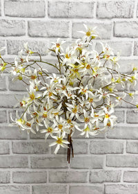 ITEM 00994 W - 21" WHITE FORSYTHIA BUNDLE X 3