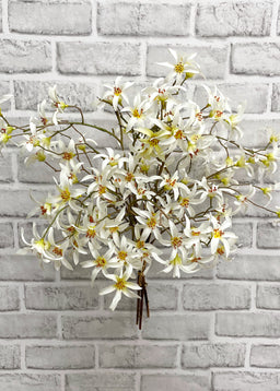 ITEM 00994 W - 21" WHITE FORSYTHIA BUNDLE X 3