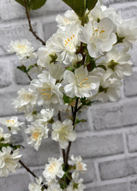 ITEM 01005 W - 36" WHITE CHERRY BLOSSOM STEM