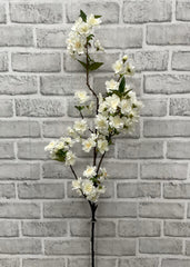 ITEM 01005 W - 36" WHITE CHERRY BLOSSOM STEM