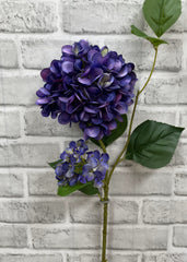 ITEM 01009 PUR - 30" PURPLE HYDRANGEA STEM