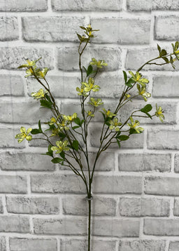 ITEM 01011 GR - 27" GREEN PLUM FLOWER STEM