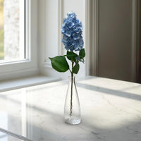 ITEM 01026 BL  - 33" BLUE FRESH TOUCH CONE HYDRANGEA SPRAY