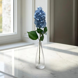 ITEM 01026 BL  - 33" BLUE FRESH TOUCH CONE HYDRANGEA SPRAY