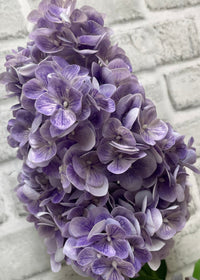 ITEM 01026 LV  - 33" LAVENDER FRESH TOUCH CONE HYDRANGEA SPRAY