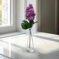 ITEM 01026 MV  - 33" MAUVE FRESH TOUCH CONE HYDRANGEA SPRAY