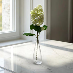 ITEM 01026 WGR  - 33" WHITE GREEN FRESH TOUCH CONE HYDRANGEA SPRAY