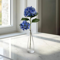ITEM 01027 BL  - 32" FRESH TOUCH BLUE HYDRANGEA X 2 STEM