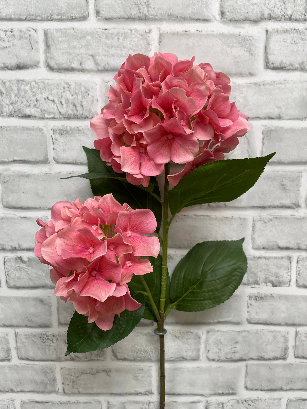 ITEM 01027 PK  - 32" FRESH TOUCH PINK HYDRANGEA X 2 STEM