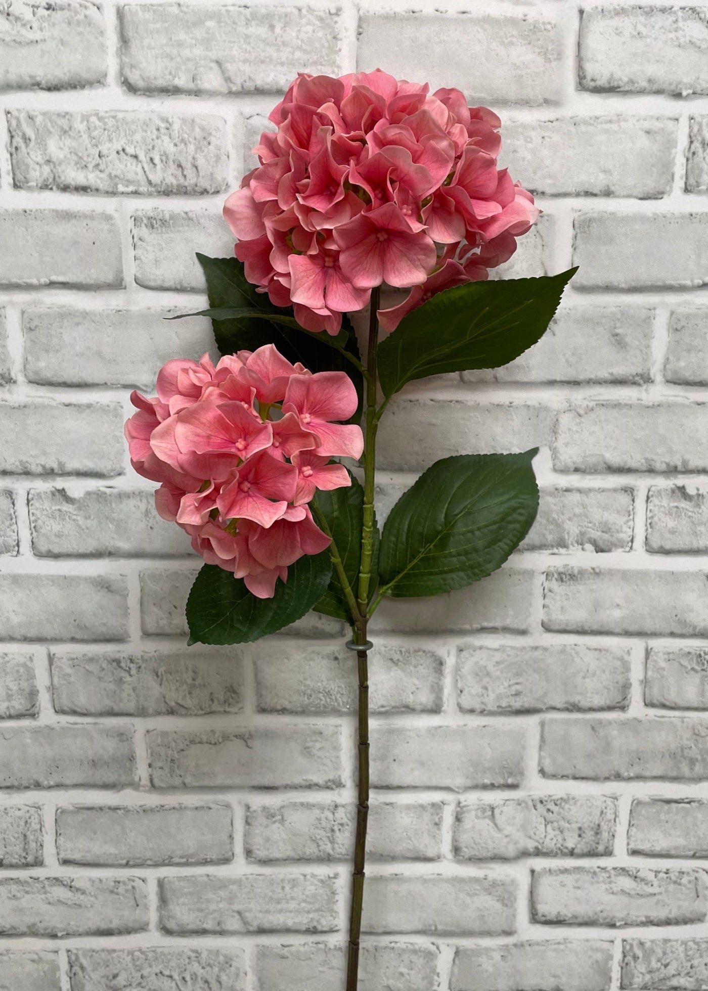 ITEM 01027 PK  - 32" FRESH TOUCH PINK HYDRANGEA X 2 STEM