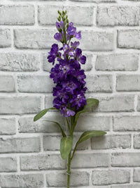 ITEM 01030 PUR  - 31.5" PURPLE STOCK FLOWER