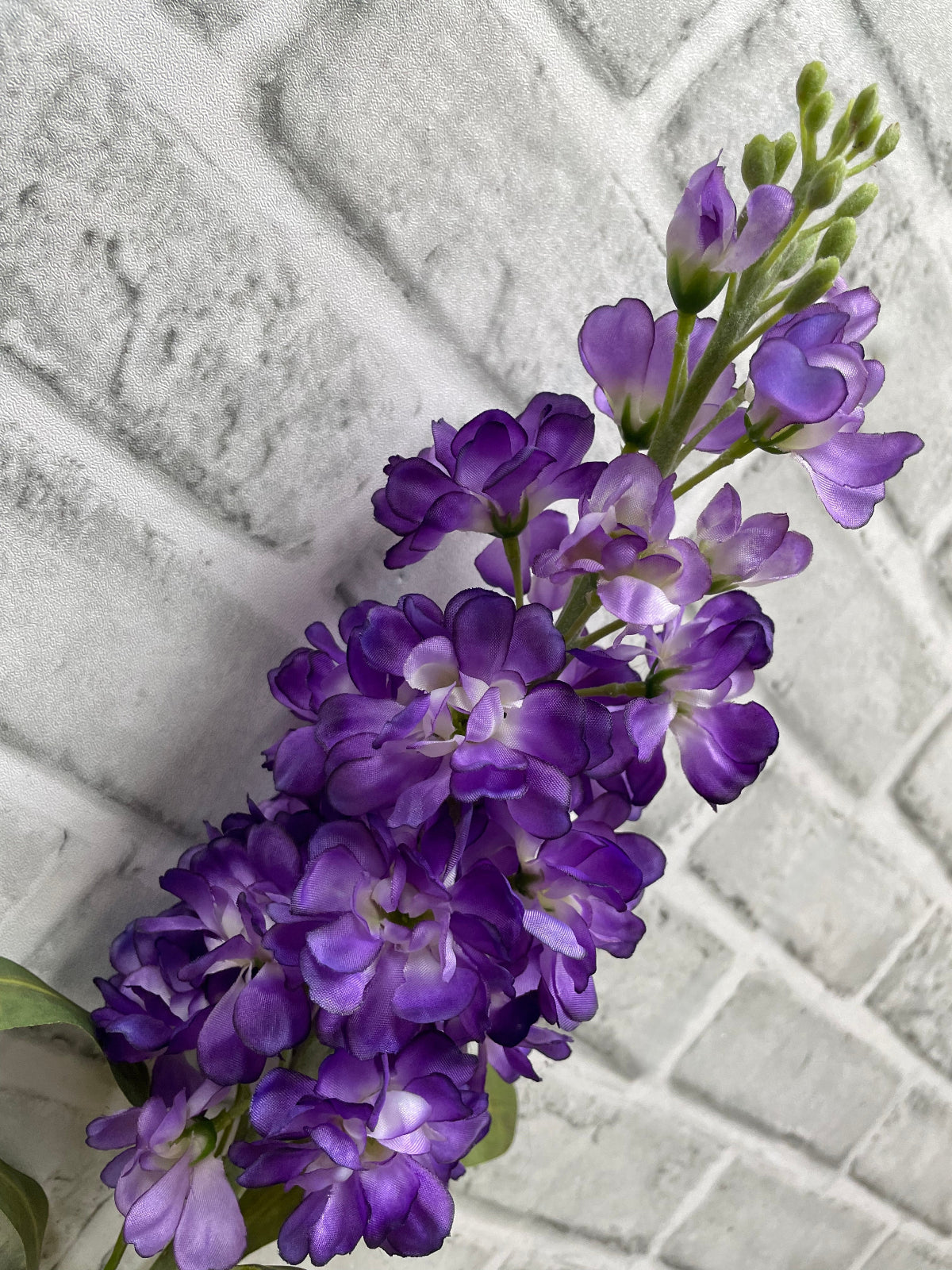 ITEM 01030 PUR  - 31.5" PURPLE STOCK FLOWER