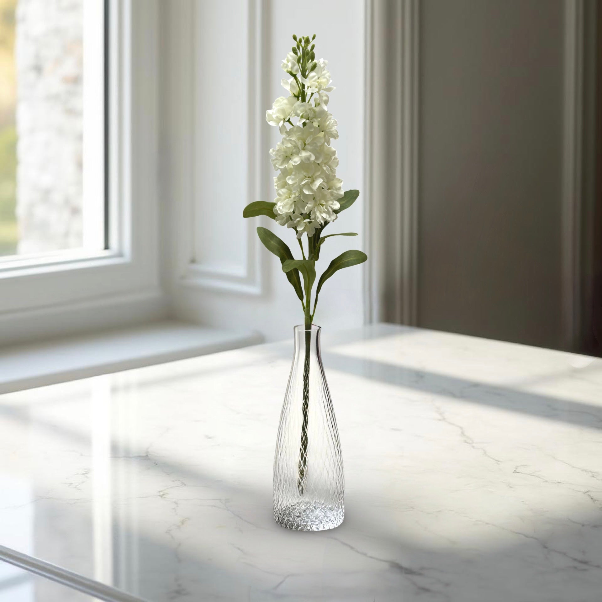 ITEM 01030 W - 31.5" WHITE STOCK FLOWER