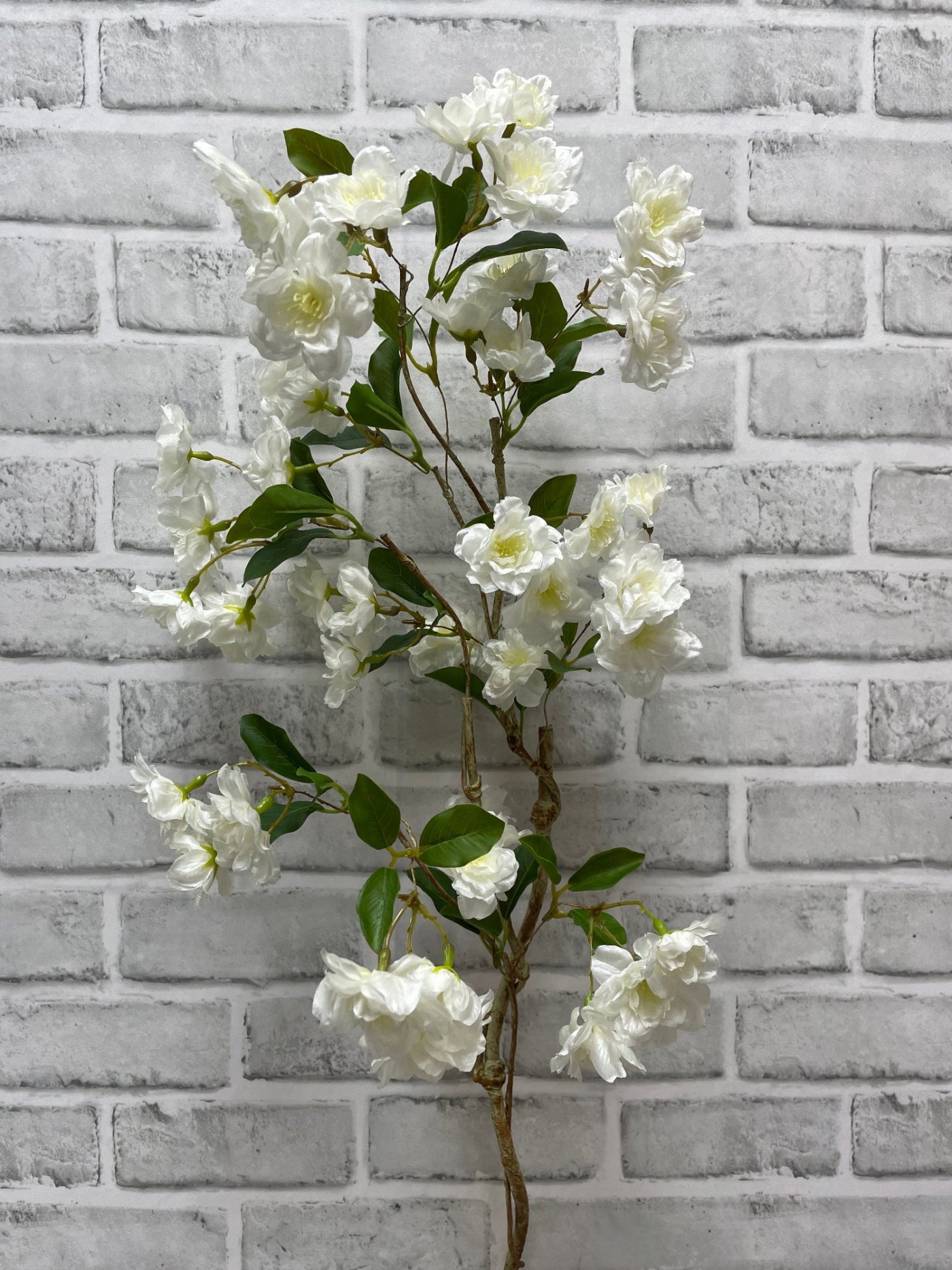 ITEM 01033 W - 35" WHITE CHERRY BLOSSOM SPRAY